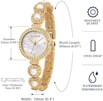 ManChDa Gold Watches for Women Bracelet Watch | Amazon (US)