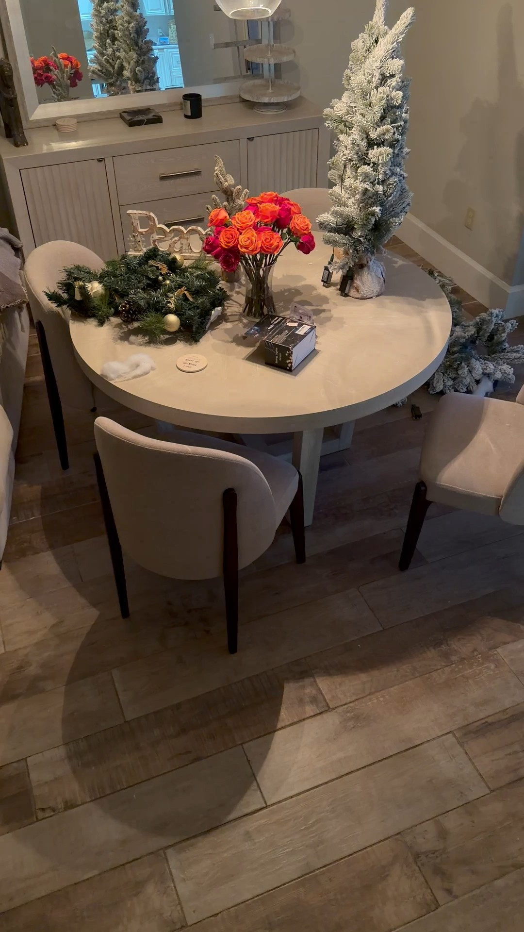 These #diningchairs go better with this #diningtable than the #chairs that originally came with the #table! So pleased with these, especially for the price! They come in multiple colors. Easy to assemble and great quality. 20% off for #cyber! #Christmastree also on sale using promo code CYBER15. #Sales end tonight. 

#cybermonday #holidaydecor #homedecor #christmasdecor

#LTKSaleAlert #LTKCyberWeek #LTKHoliday