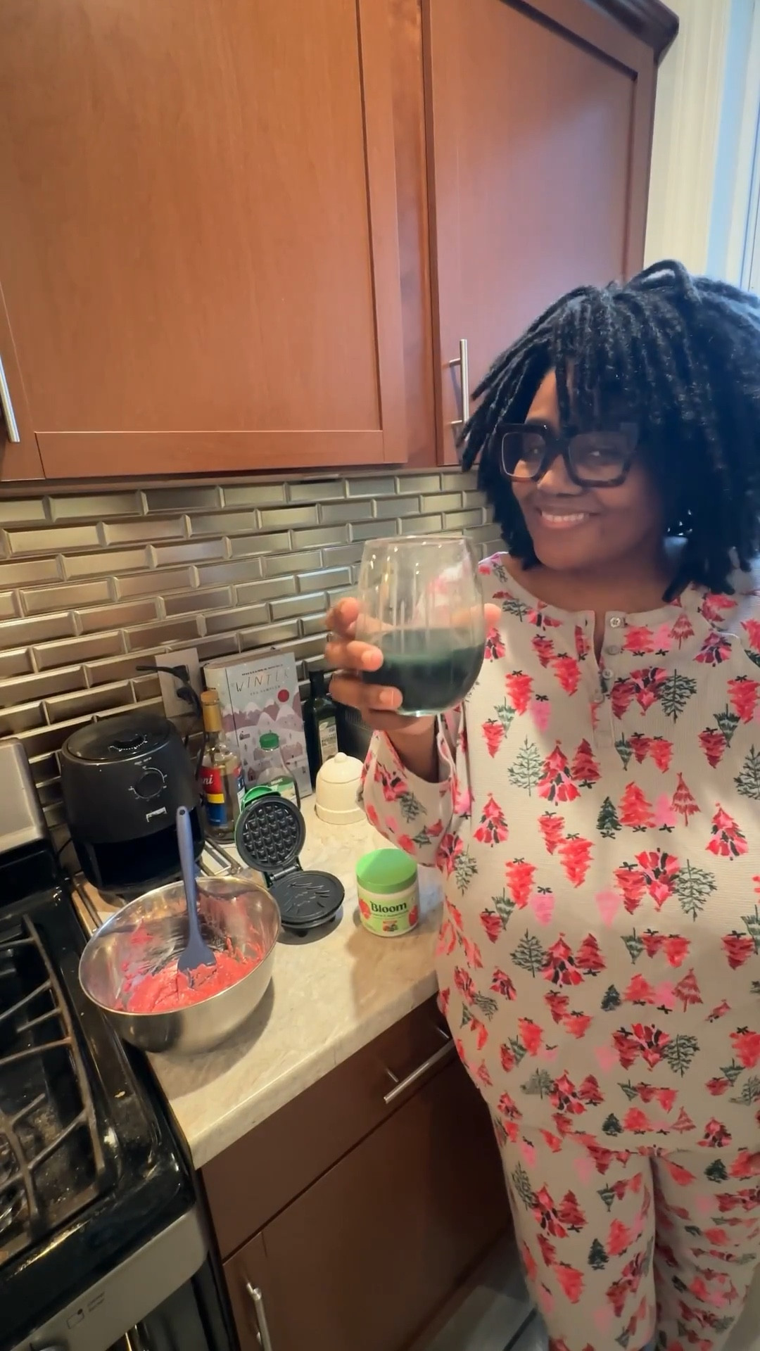 I’ve been enjoying the season focusing on my self care & giving myself things I love, like yummy 🍓🎄mini waffles & new wellness habits like Bloom Nutrition greens & superfoods supplements all cozy season and beyond. 

#LTKHome #LTKPlusSize #LTKSeasonal