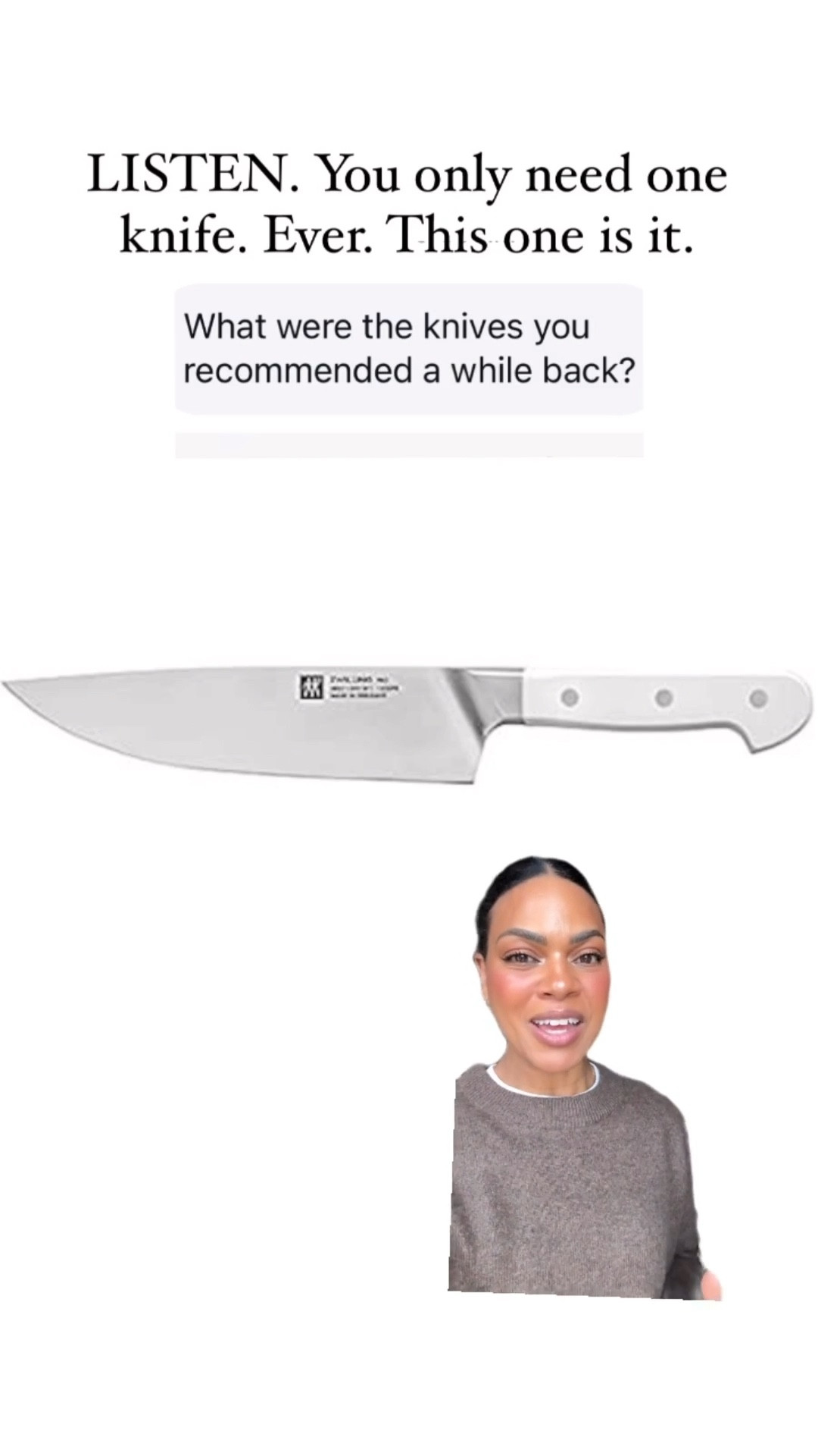 Random but this knife has changed my life. You will not reach for any other knife. You will want to give all your other knives away. Thank me later! This would also make a great gift! 



#LTKfoodie #LTKGiftGuide #LTKHome