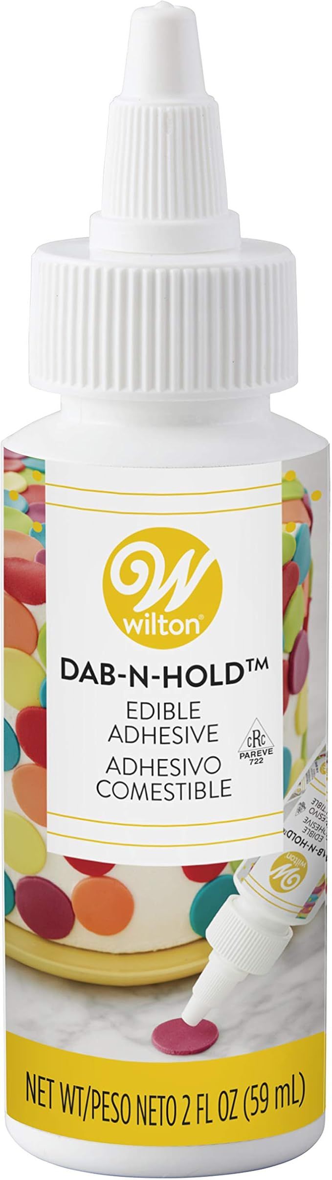 Wilton Dab-N-Hold Edible Adhesive, Cake Glue for Decorating Desserts and Cakes, 2 oz., Transparen... | Amazon (US)