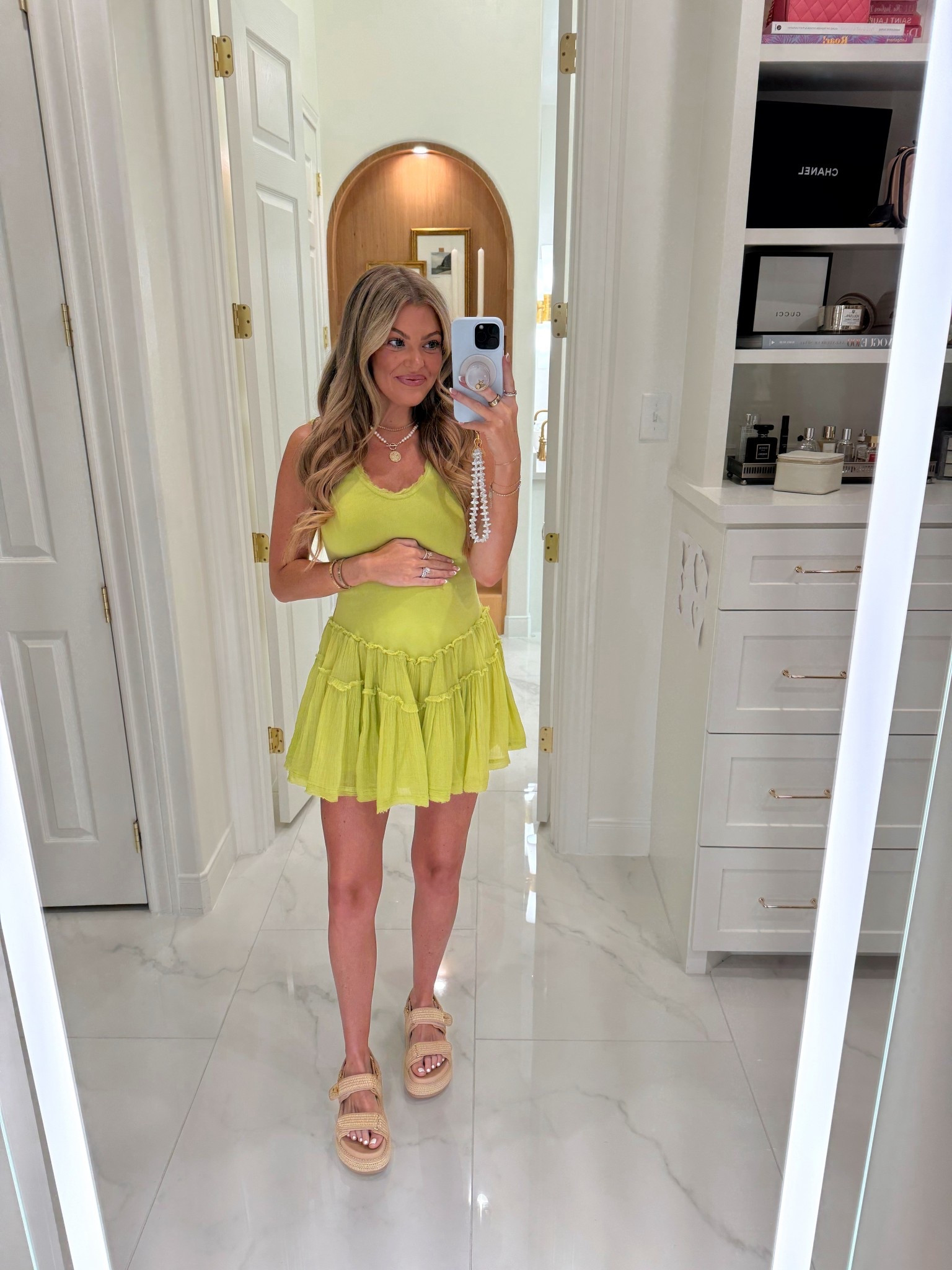 today’s ootd is one of my favorite dresses I’ve worn in awhile! I love how flattering the drop waist is with a bump, and it will be a piece I can wear post-pregnancy as well. comes in several colors (wearing size small) 

electric picks code: JESS20

bump friendly, pregnant, free people, gold jewelry, summer jewelry, electric picks, pop socket, phone case, summer sandals, on sale 

#LTKBump #LTKFindsUnder100 #LTKShoeCrush