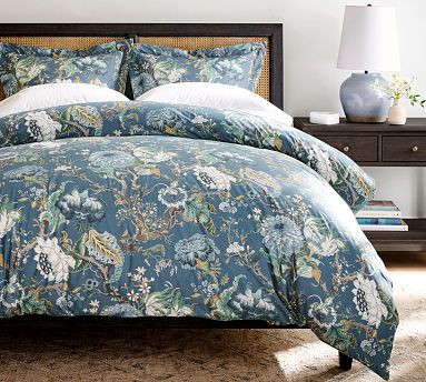 Dahlia Floral Duvet Cover | Pottery Barn (US)