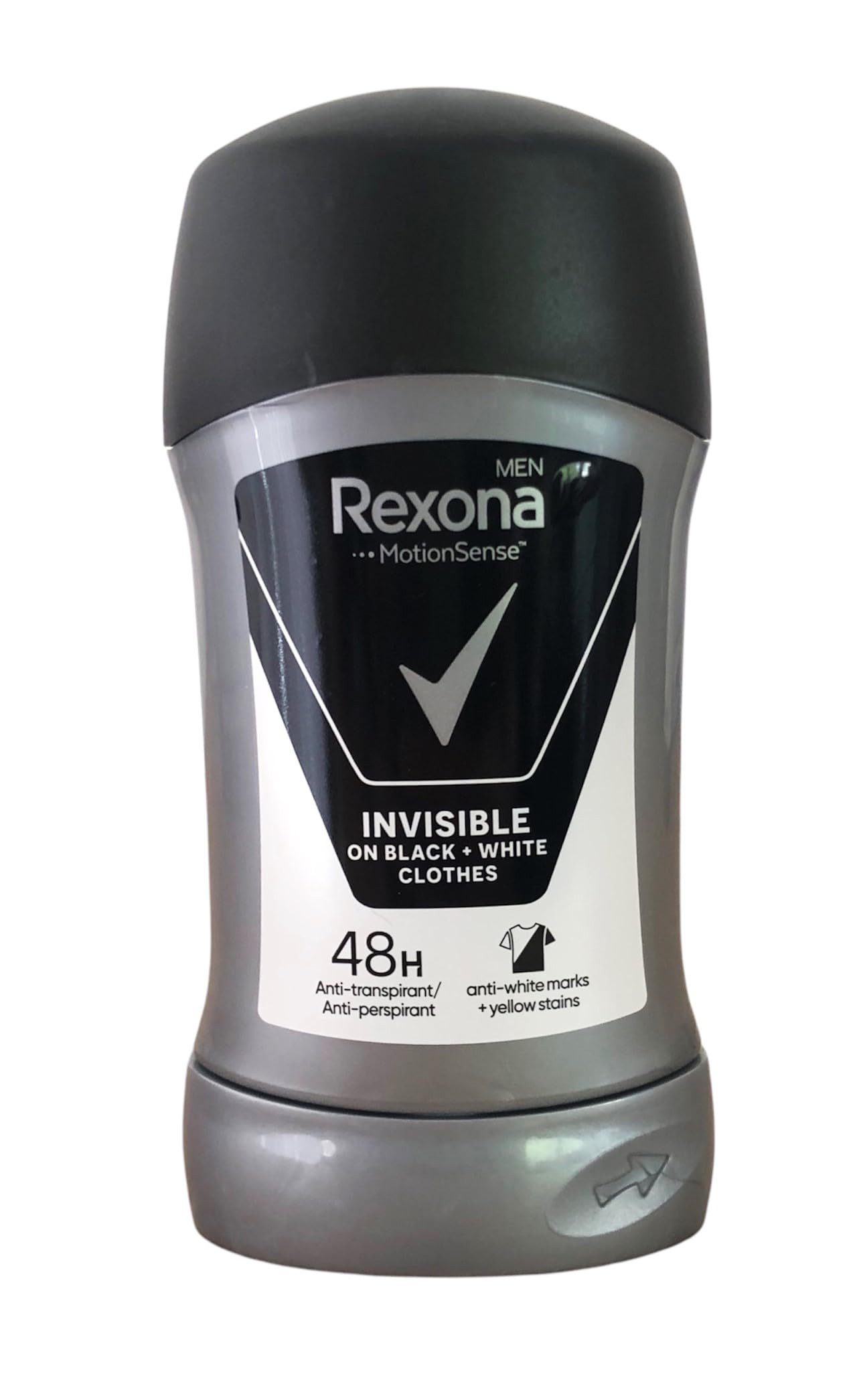 Rexona Men Invisible Black + White Long Lasting Anti-Perspirant Deo Stick 48h 50 ml | Amazon (US)