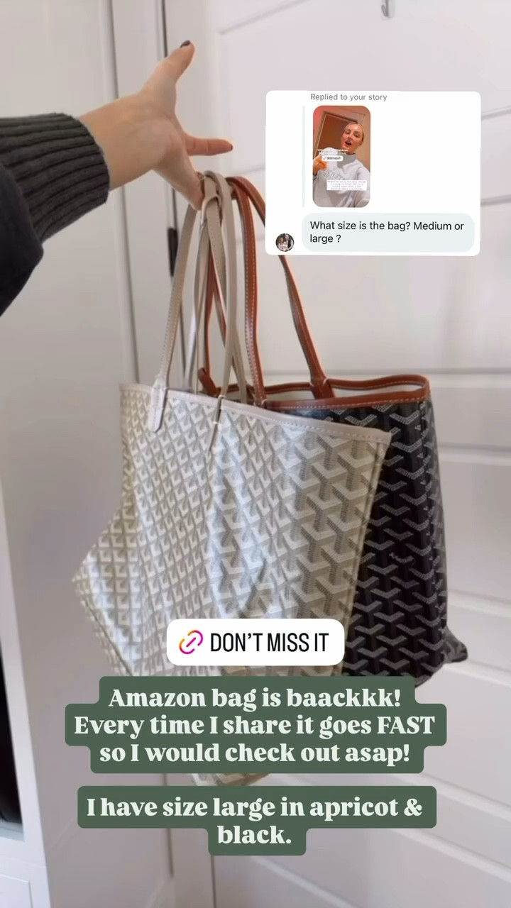 This designer look alike is back on Amazon! 👏🏼 It comes in so many cute colors!

Loverly Grey, Amazon, work tote, everyday tote, tote bag 

#LTKSeasonal