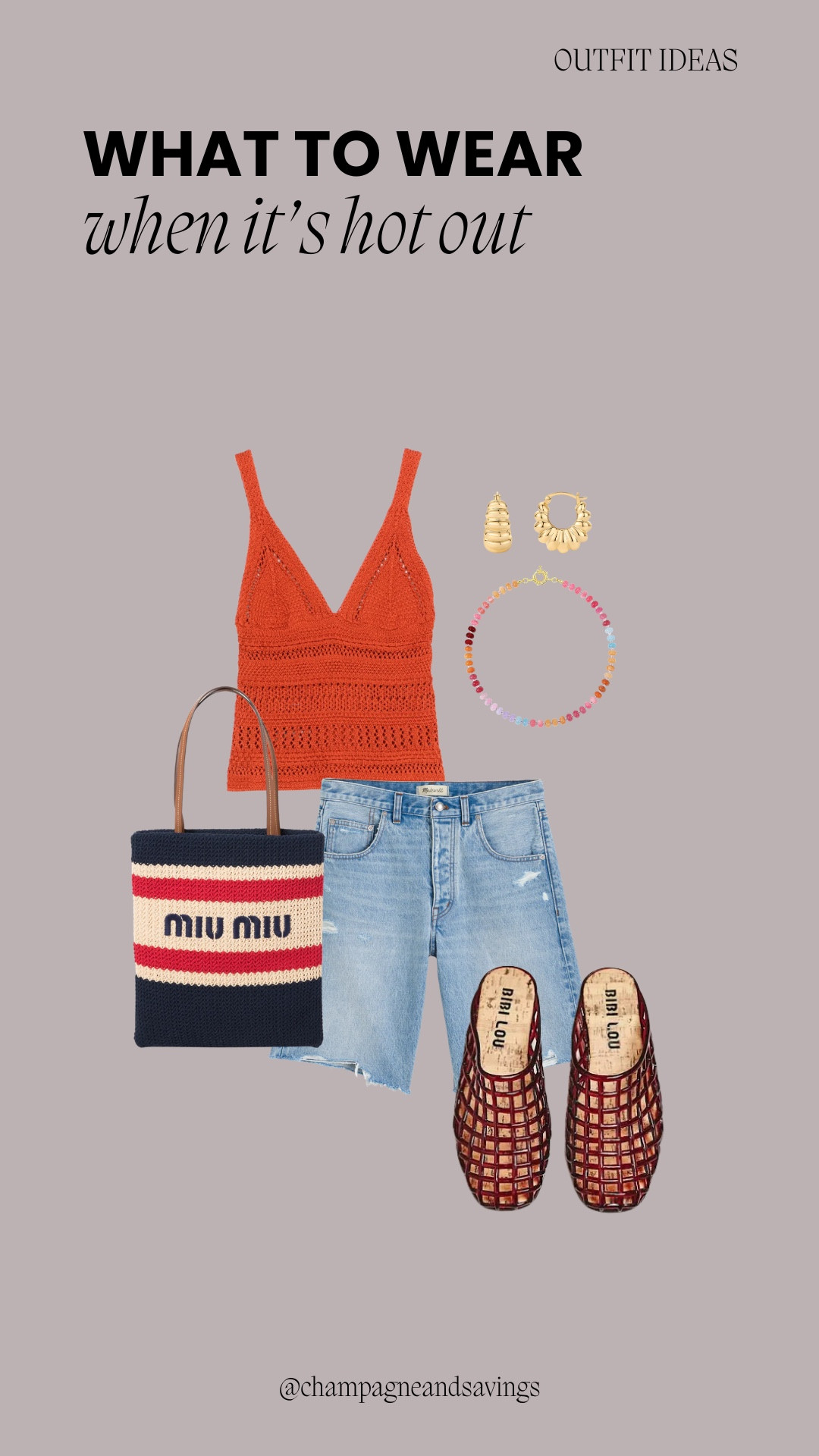 Hot weather outfit

#LTKootd