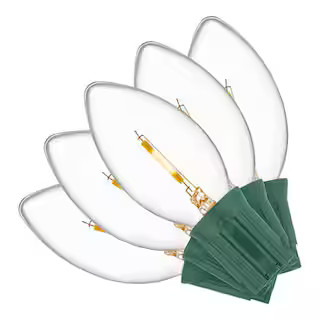 Home Accents Holiday 50 Warm White C9 LED Lights 25WL50157 - The Home Depot | The Home Depot
