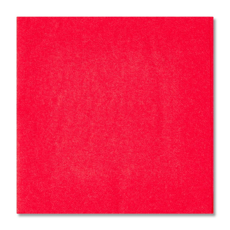 6.5" x 6.5" Disposable Red Paper Napkins, 24 Count, by Way To Celebrate | Walmart (US)