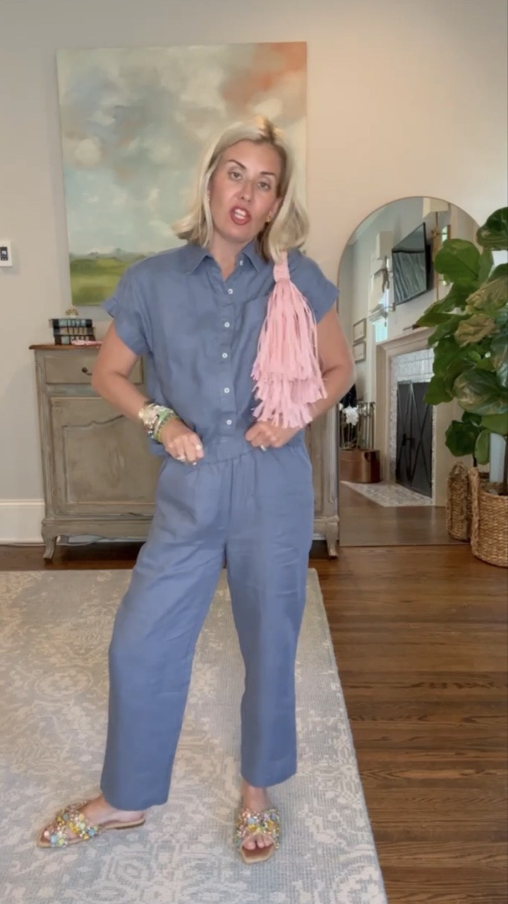 Quince is keeping us cool all summer with their linen pieces! They are perfect for mixing & matching too. Top - xs Pants - small Sandals - 7 (size 1 down) *Use code Catherine20 at A+B

#LTKOver40 #LTKSeasonal #LTKootd