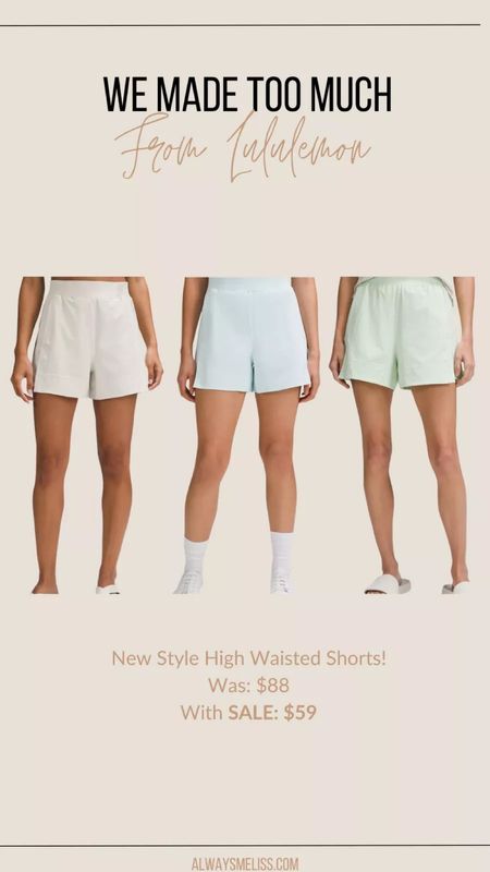 Love the Spring colors in these adorable shorts. They are also available in black. Currently on major sale!! Look so comfy too. 

Lululemon Sale 
Shorts
Women’s fitness clothing

#LTKstyletip #LTKfitness #LTKfindsunder100
