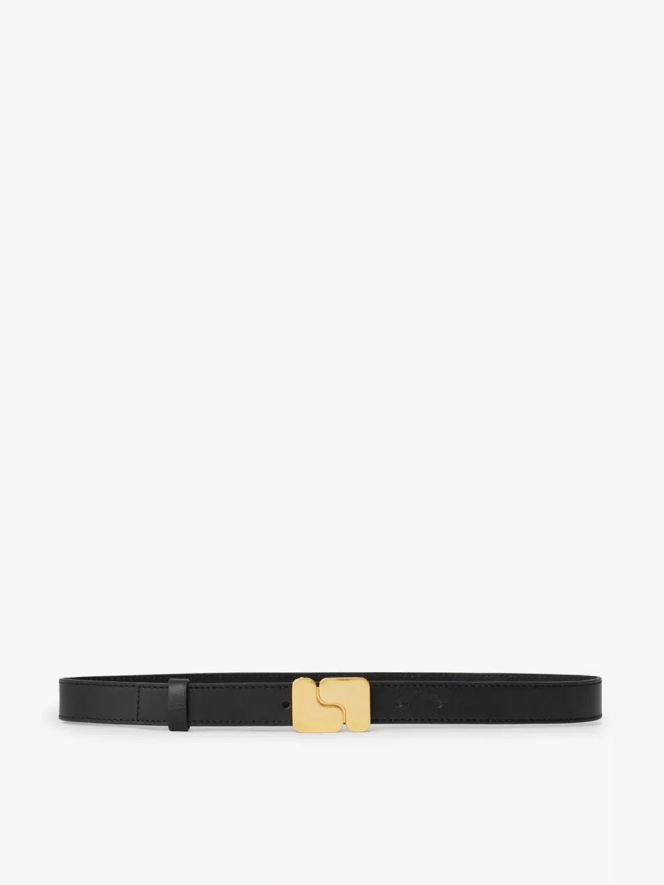 Ninon logo-buckle leather belt | Selfridges