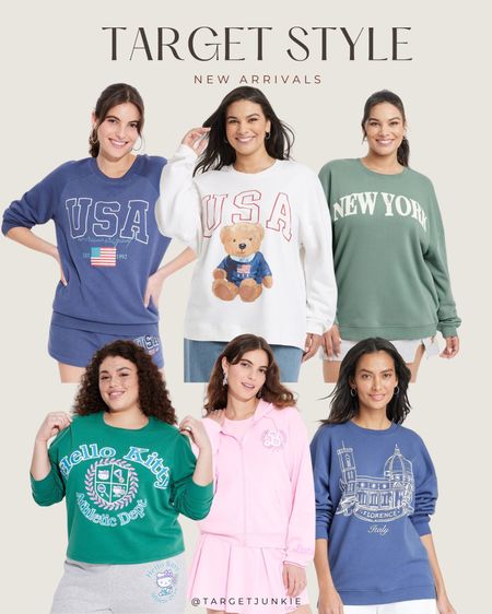 New sweatshirts 

Target finds, Target style, new at Target 

#LTKStyleTip #LTKFindsUnder50