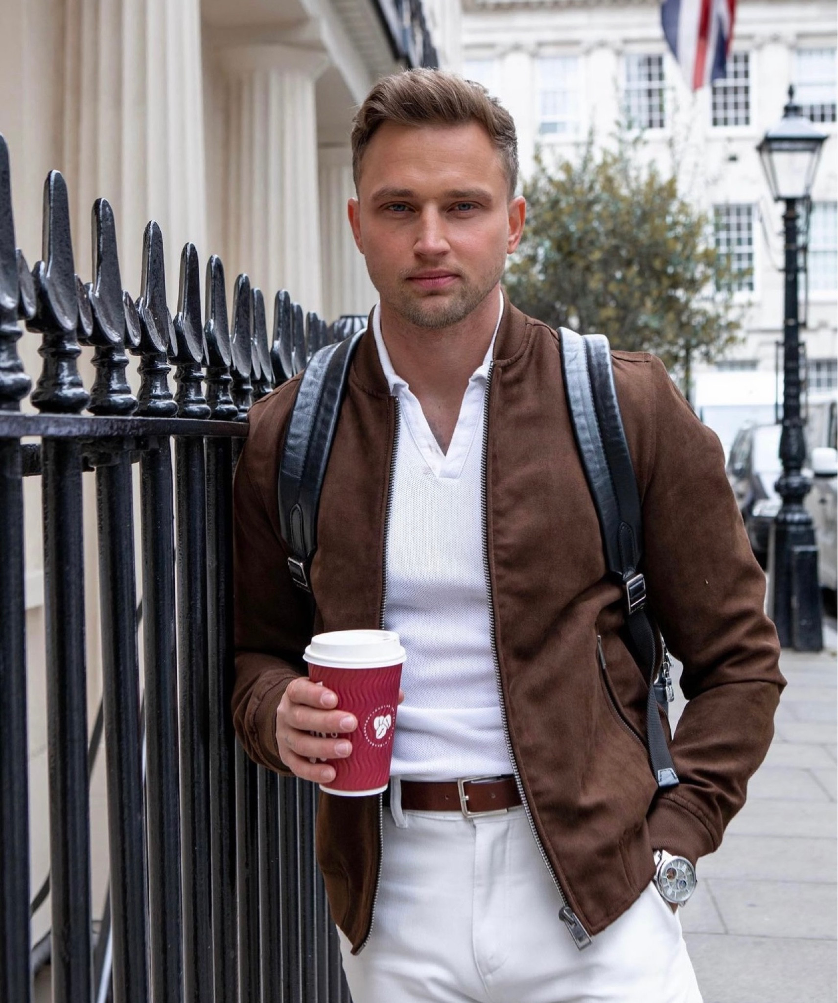 Brown faux suede jacket, Reiss, white top, men’s style, autumnal fashion, transitional outfit, men’s fashion, street style, neutral outfit, brown jacket, men’s jacket, white and brown outfit 

#LTKSeasonal #LTKeurope #LTKstyletip