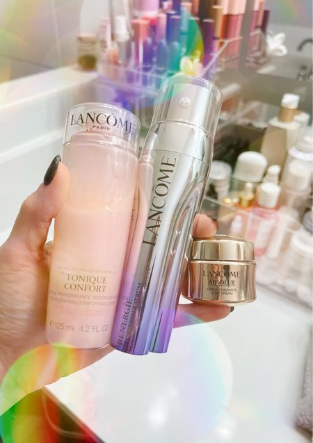 Tonites skincare after washing courtesy of Lancôme 🤩 I am beyond obsessed with their products and adore how they make my skin look and feel. 👌🏻🩷

#LTKbeauty #LTKMostLoved #LTKU