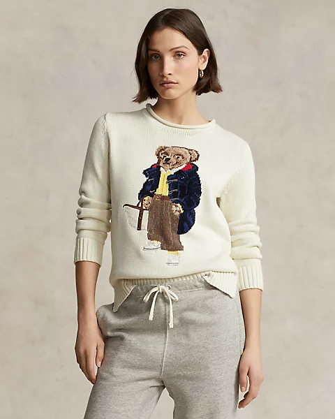 Polo Bear Cotton Jumper | Ralph Lauren (UK)