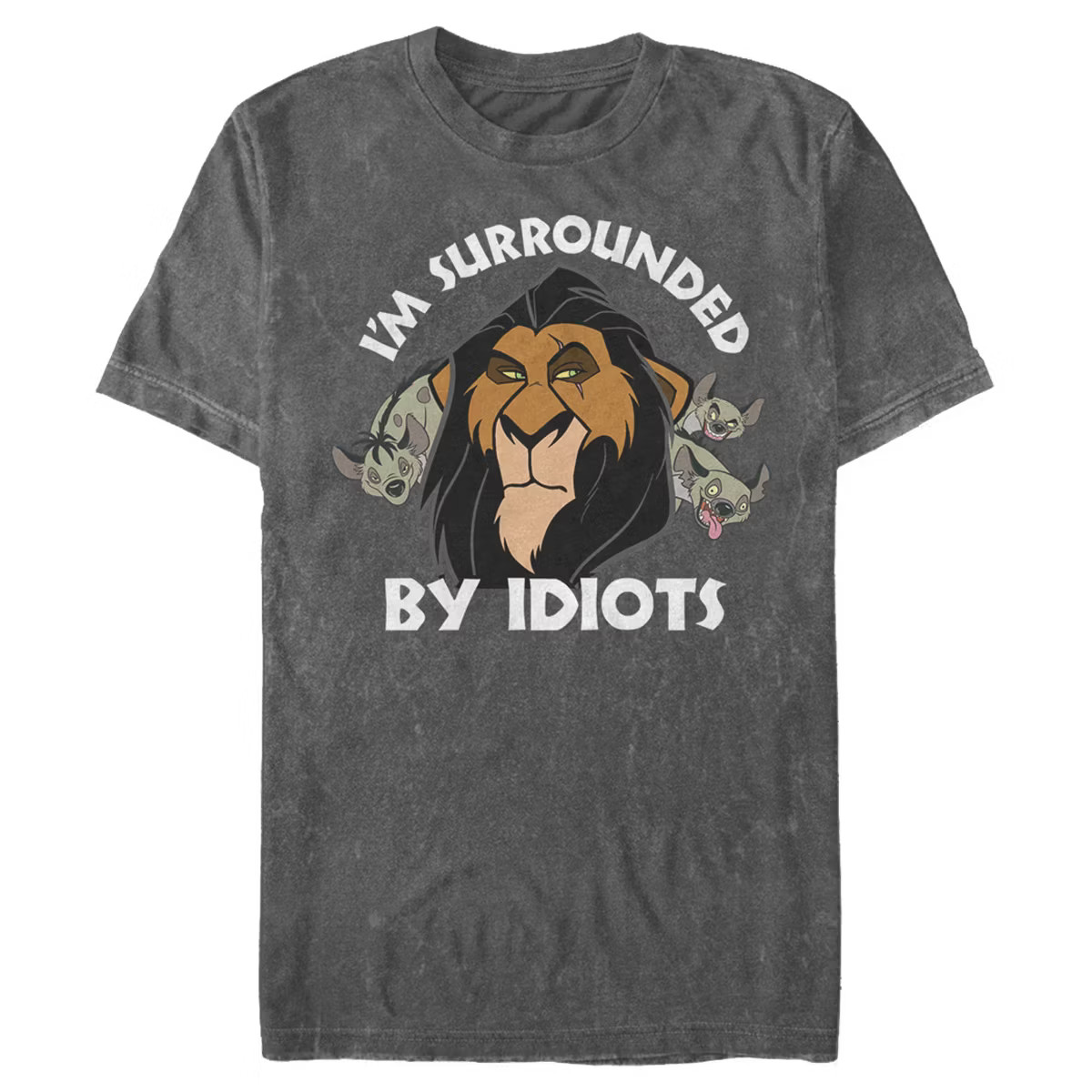 Men's Lion King Scar Surrounded by Idiots T-Shirt | Target