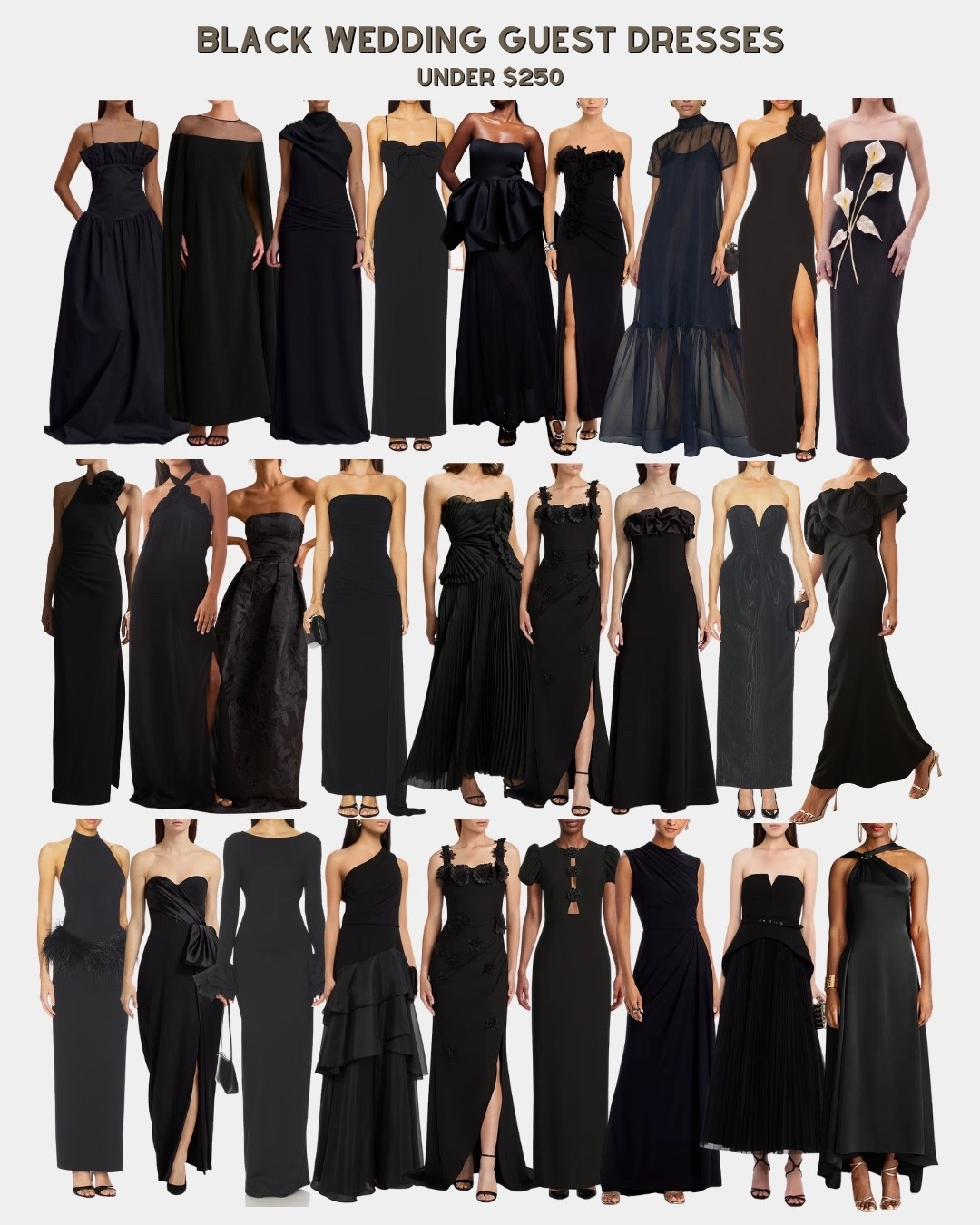Black wedding guest dresses!!!

#LTKootd #LTKWedding