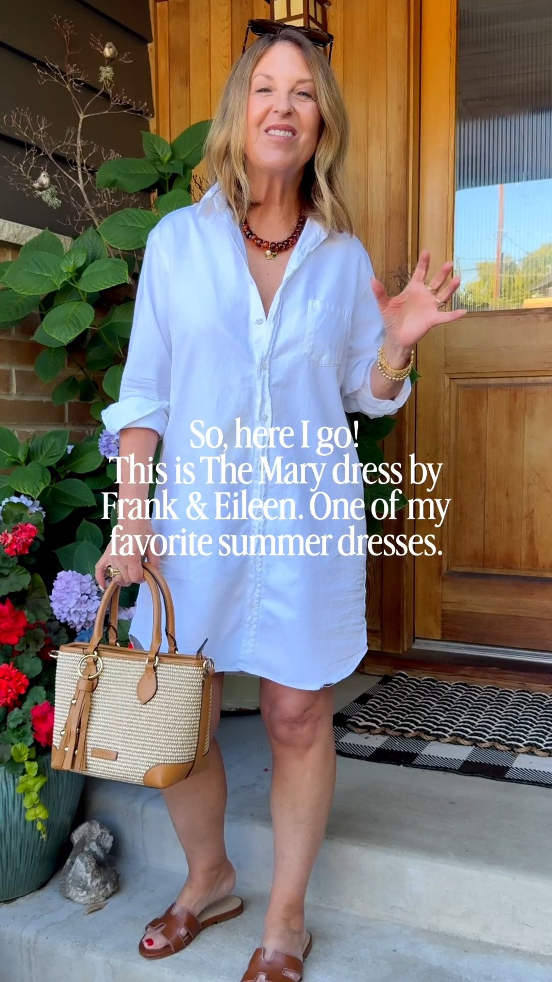 The Mary dress by Frank & Eileen is one of my favorite summer dresses. 

I wear it at home and pack it for vacation.  Plus, sometimes it doubles as a swimsuit cover-up. 

It runs TTS, and I’m wearing a small. This is a dress you’ll have in your wardrobe for years. It’s a great one.

#LTKootd #LTKSeasonal #LTKOver40
