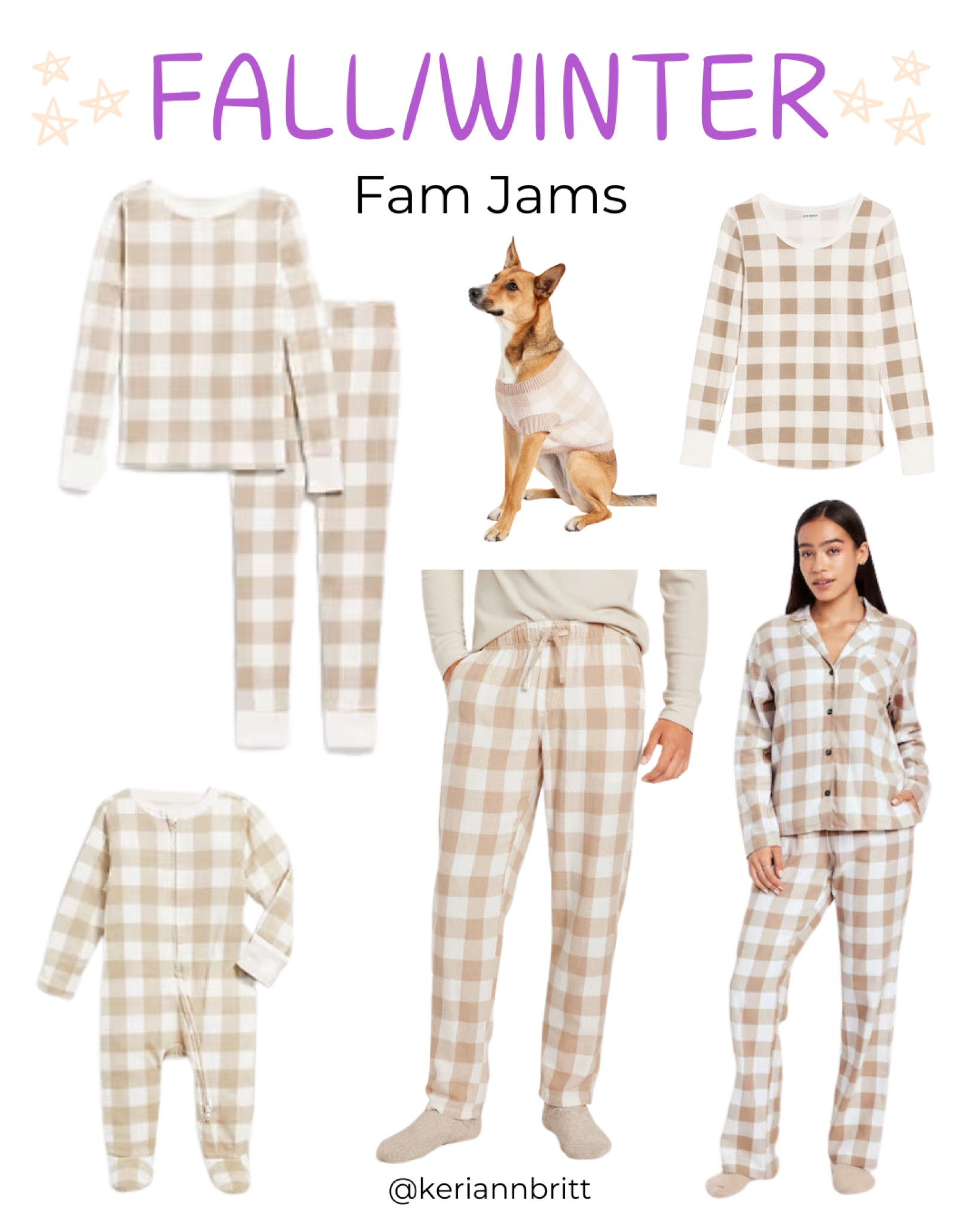 Fall and Winter Family Pajamas 

Waffle knit pajamas / fam jams / old navy pjs / family matching pajamas / neutral Christmas / holiday pajamas 

#LTKFamily #LTKKids #LTKSeasonal