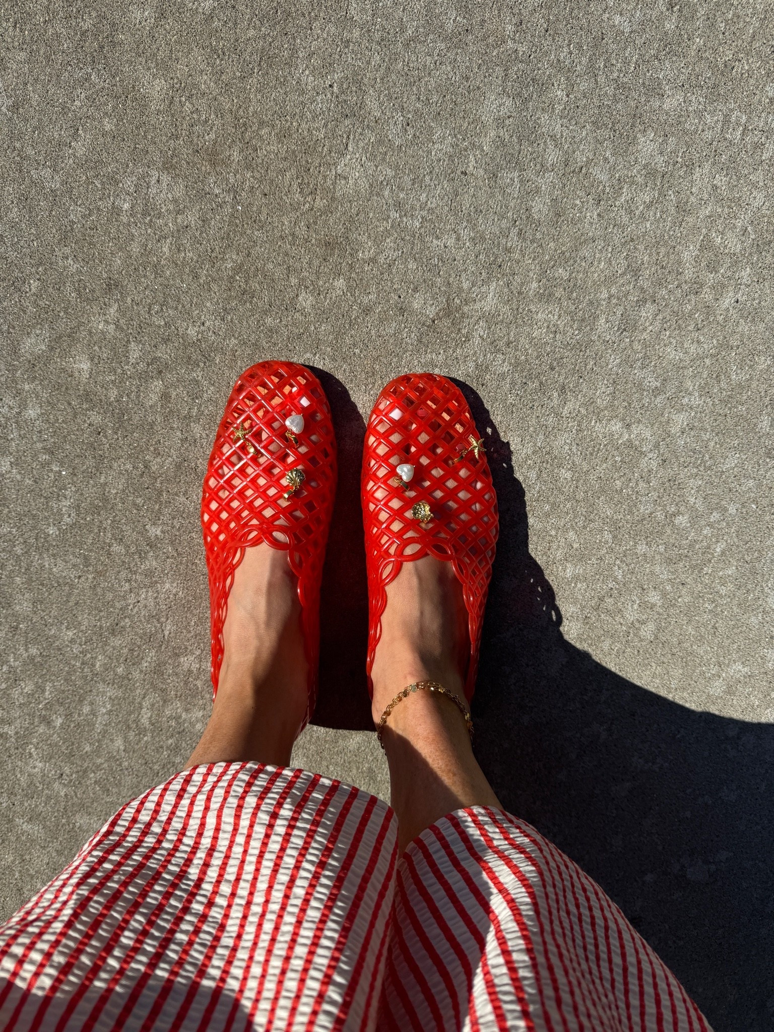 Obsessed with charming my jelly shoes. These bikini charms from @Nickel & Suede are waterproof and work perfectly