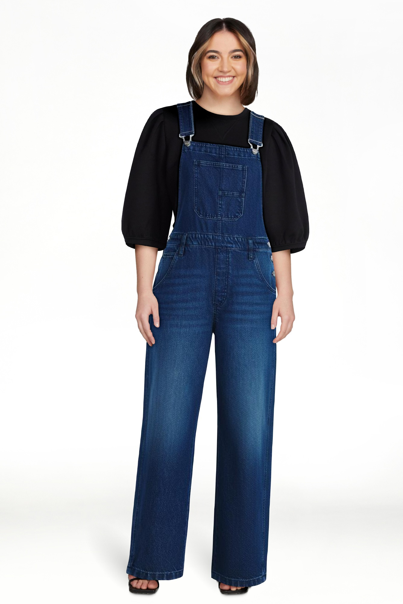 Scoop Women's and Women's Plus Cotton Barrel Overalls, 24", 26", and 28" Inseams, Sizes XS-4X | Walmart (US)