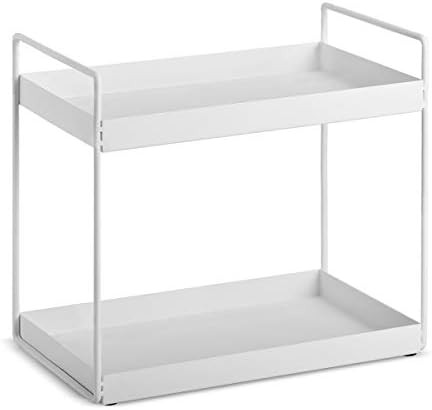 2-Tier Bathroom Countertop Organizer Vanity Tray Cosmetic & Makeup Storage Kitchen Spice Rack Sta... | Amazon (US)