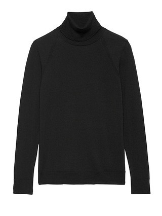 Machine-Washable Merino Wool Turtleneck Sweater | Banana Republic US
