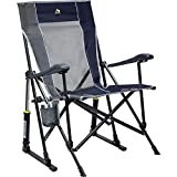 GCI OUTDOOR RoadTrip Rocker Camping Chair | Portable, Folding Rocking Chair with Solid, Durable Armrests, Drink Holder & Comfortable Extended Backrest — Indigo Blue | Amazon (US)