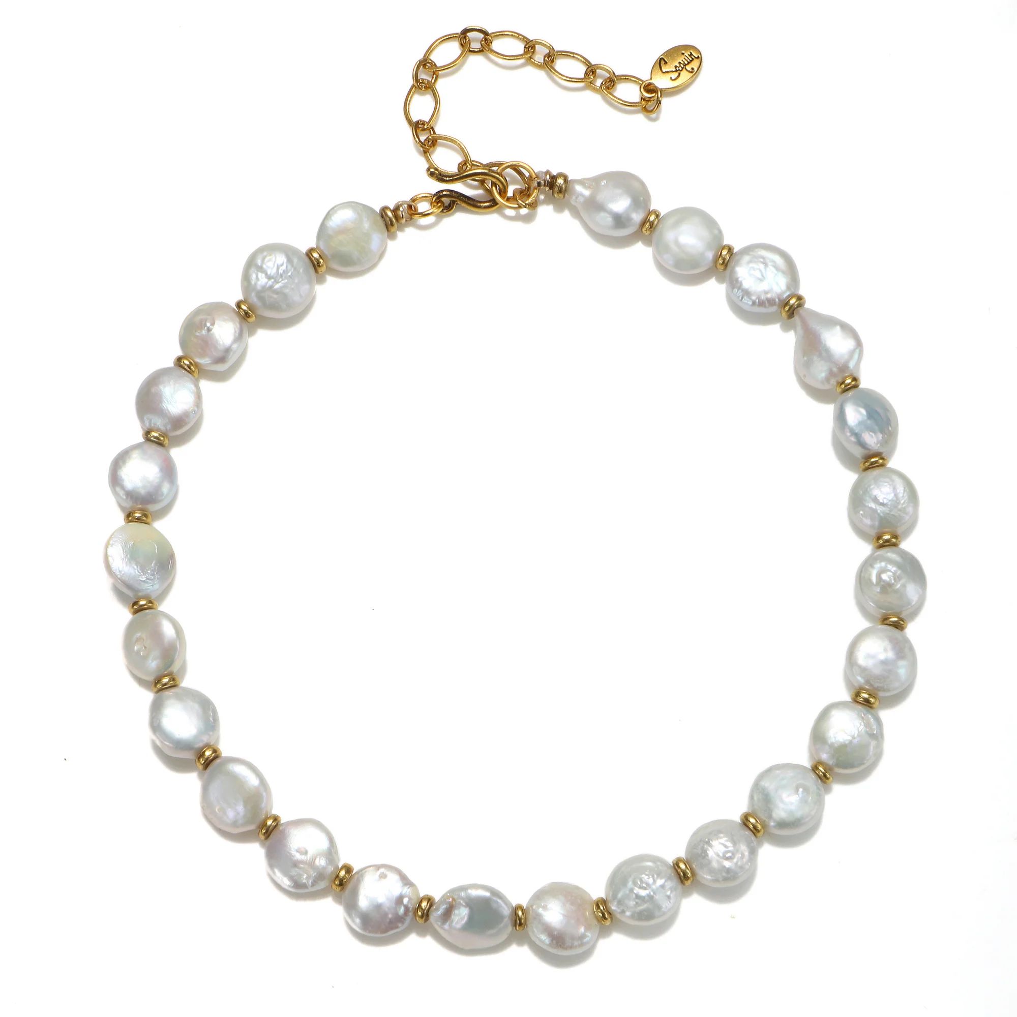 Serenity Pearl Choker Necklace | Sequin