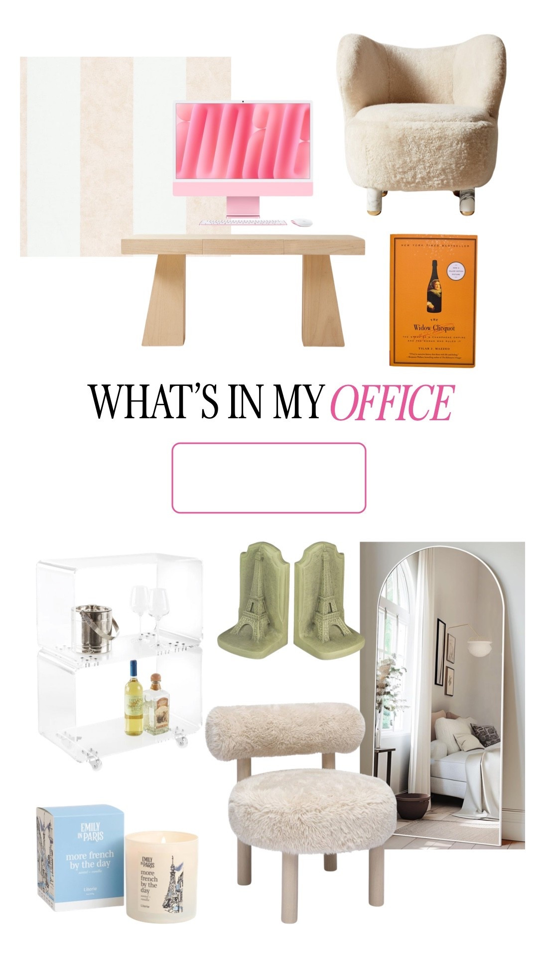 EVERYTHING IN MY OFFICE 🩷 

#LTKWorkwear #LTKSeasonal #LTKHome