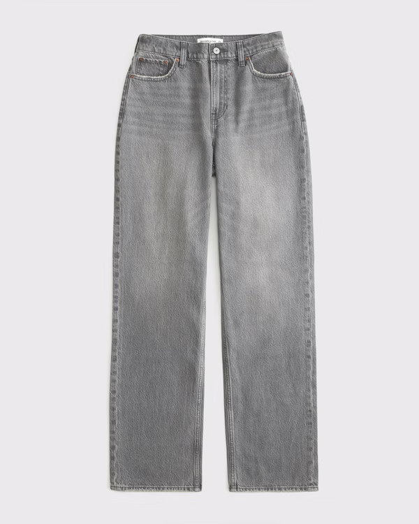 Curve Love High Rise Loose Jean | Abercrombie & Fitch (US)