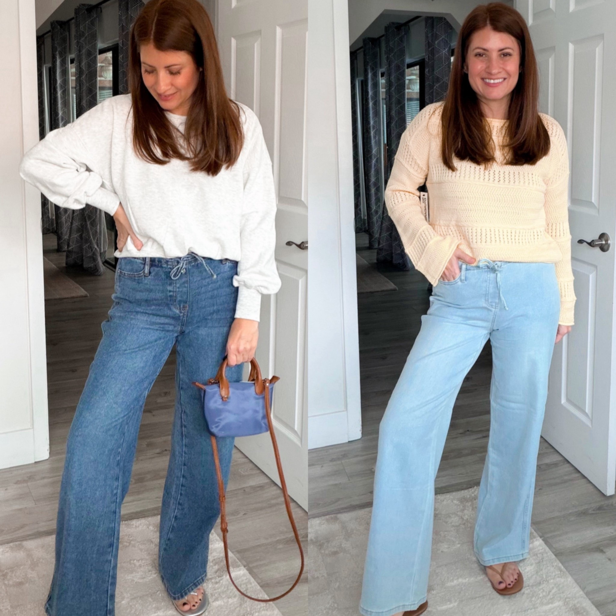 Last year I grabbed these $16 wide leg jeans on a whim and they instantly became our favorite l, the kind you throw on thinking “just for errands” and end up wearing all day because they feel like pajamas. 🤍 Well guess what… they’re BACK in stock and somehow the fit is even better this year. Softer, drapier, and that perfect relaxed wide leg that makes you look put together with zero effort.

If you missed them last time, this is your sign. They will not stay in stock long at this price.

I sized down to an XS! 

Make sure you’re following @styledinasnap_ so you never miss these restocks and affordable favorites.

Run, don’t walk on these, your comfy-cute spring uniform is waiting. ✨

#affordablefashion #walmartstyle

#LTKOver40 #LTKSeasonal