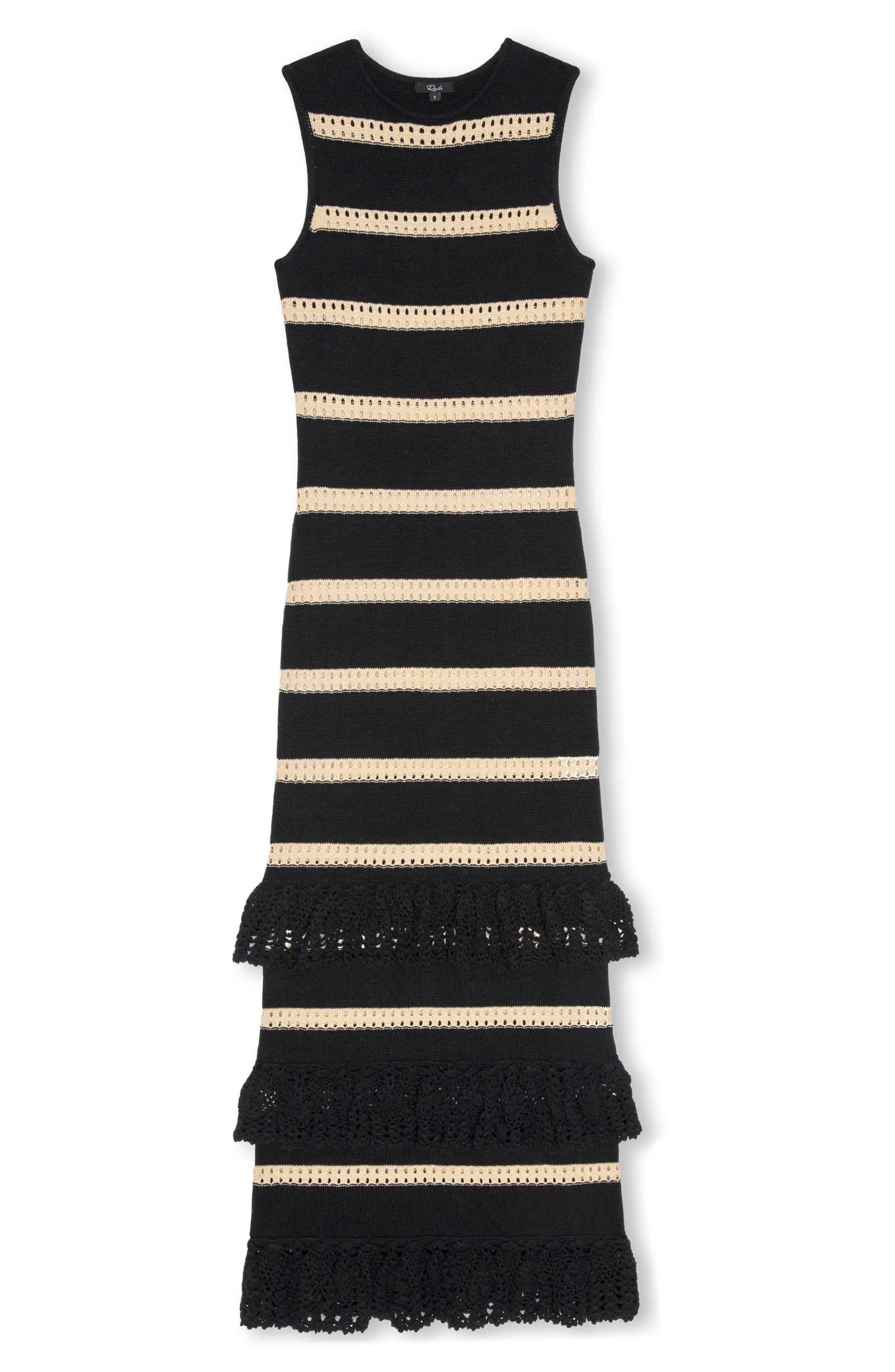 Ana Stripe Cotton Blend Knit Midi Dress | Nordstrom