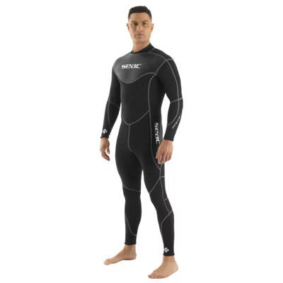 SEAC Sense 3mm Men's Full Wetsuit – Ultra Stretch Neoprene for Snorkeling, Diving & Water Sports in Temperate Waters, Large | Target