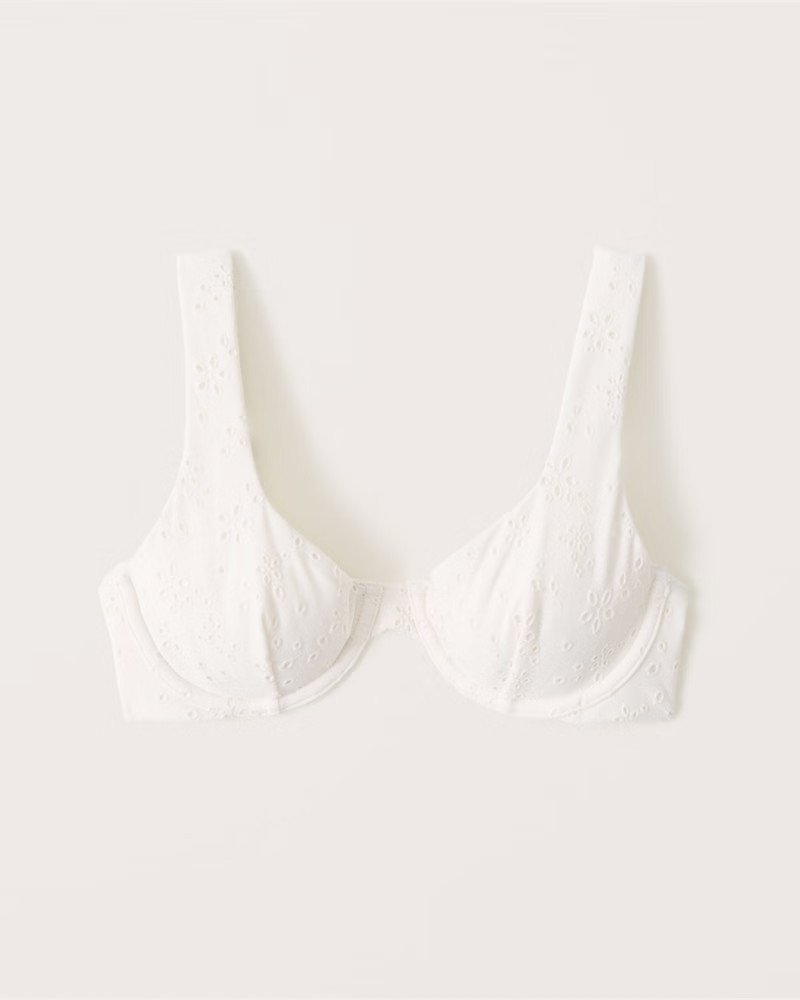 Wide Strap Underwire Bikini Top | Abercrombie & Fitch (US)