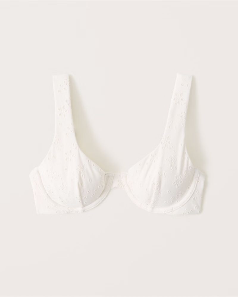 Wide Strap Underwire Bikini Top | Abercrombie & Fitch (US)