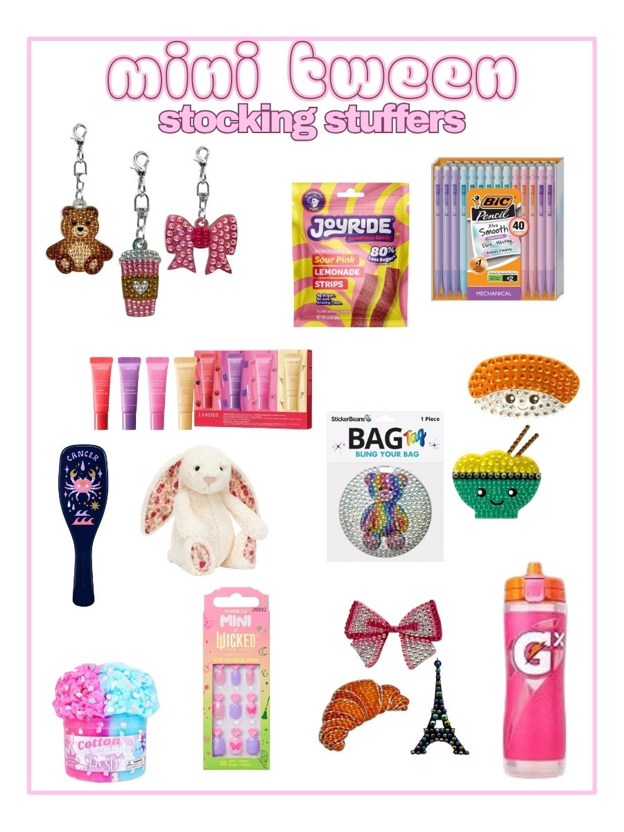 ✨ Mini Tween Holiday Gift Guide🎀

Holiday magic starts now! 🎁
I curated this Mini Tween Gift Guide with a little help from my 8-year-old daughter — so you know it’s mini-tween-approved! 💝

This gift guide is all the trendy and most wanted stocking stuffers for this holiday season!

These favorites won’t last long… shop before they’re gone! 💖

#TweenGiftGuide #HolidayGifts #MiniTweenStyle #GiftIdeas #TweenApproved

#LTKKids #LTKFamily #LTKGiftGuide #LTKHoliday

#LTKKids #LTKGiftGuide #LTKHoliday

#LTKHoliday #LTKGiftGuide #LTKKids