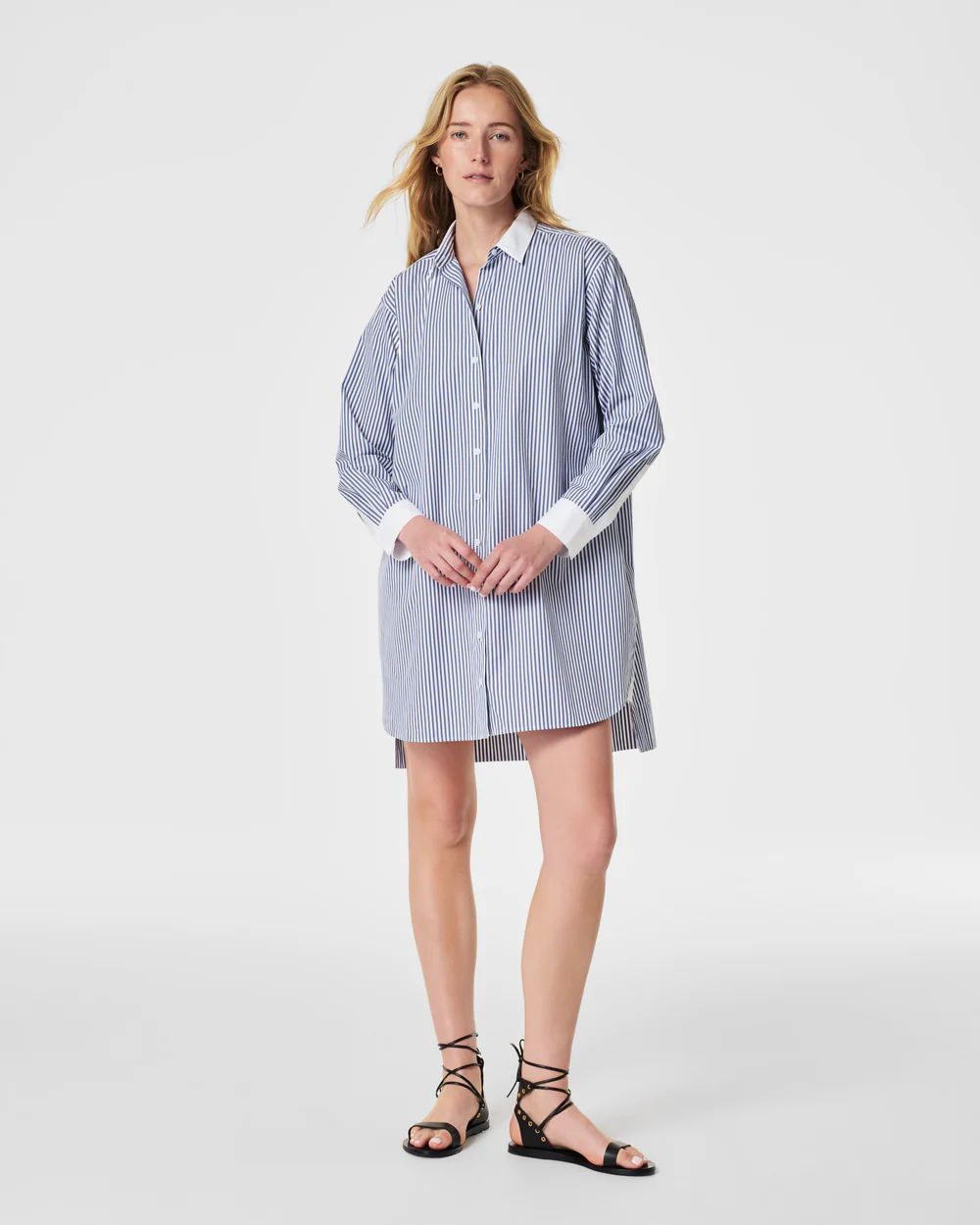 The Best Poplin Striped Shirt Dress | Spanx