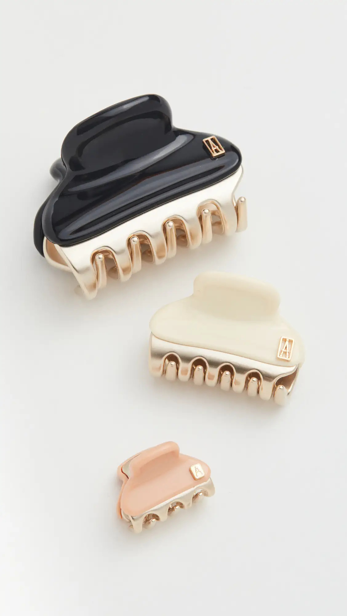 Alexandre de Paris Set of 3 Hair Clips | Shopbop | Shopbop