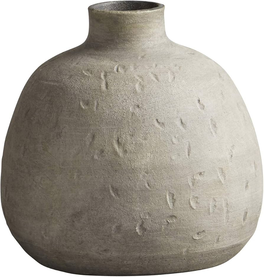 47th & Main Textured Ceramic Bud Vase, 5.5" Tall, Grey | Amazon (US)