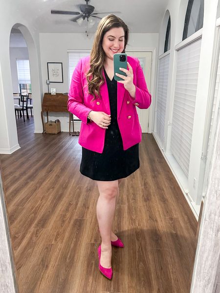 Workwear #ootd 6/5/24 

Use code KMILLERXSPANX for 10% off + free shipping on this dress 🙌🏻

Womens business professional workwear and business casual workwear and office outfits midsize outfit midsize style 

#LTKWorkwear #LTKMidsize #LTKFindsUnder100