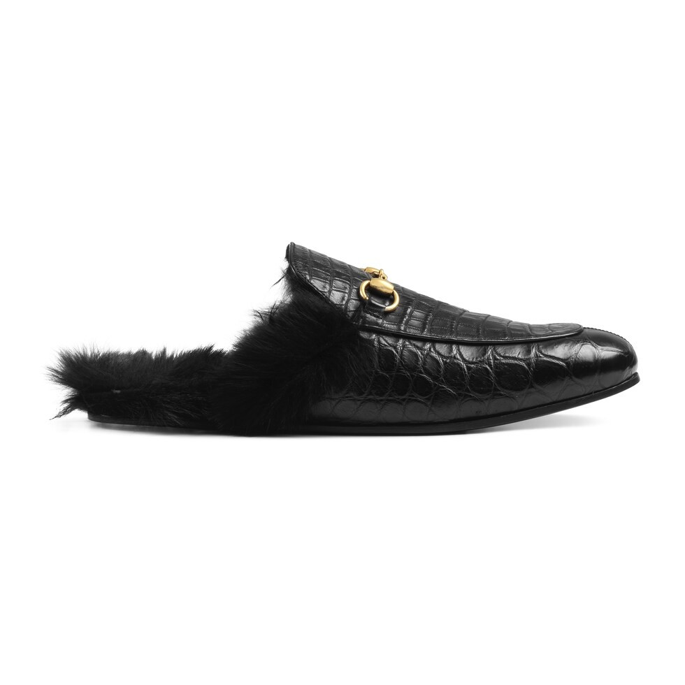 Princetown crocodile slipper | Gucci (US)