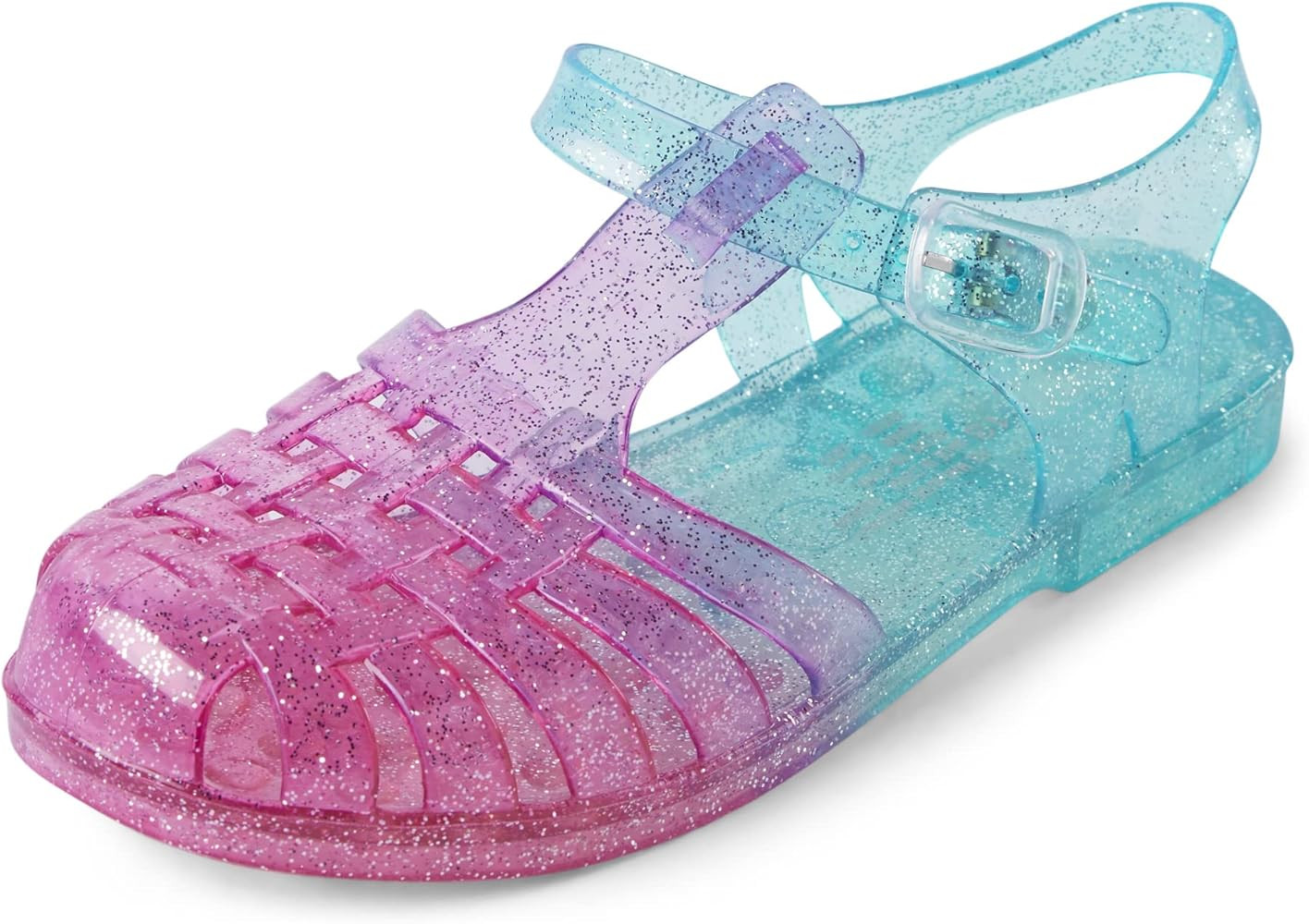 The Children's Place Girls Jelly Fishermen Sandals, Multicolor, 13 Little Kid | Amazon (US)