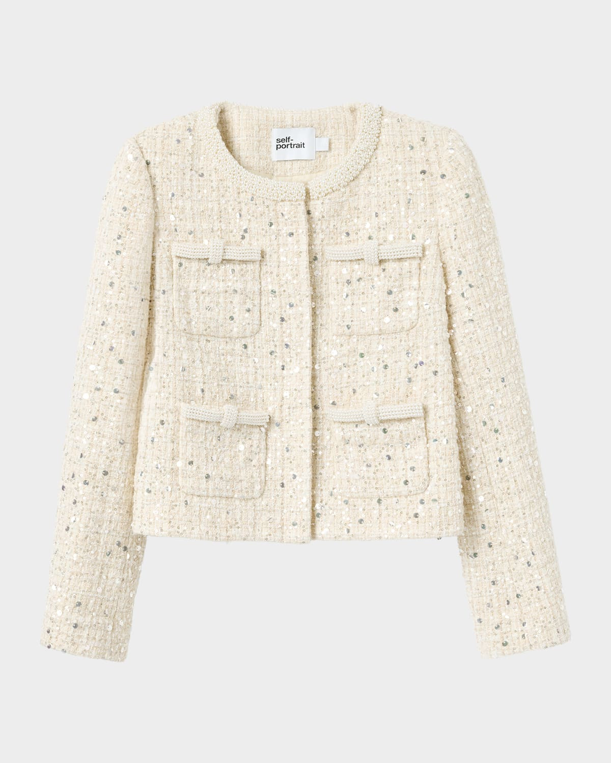 Embellished Boucle Jacket | Neiman Marcus