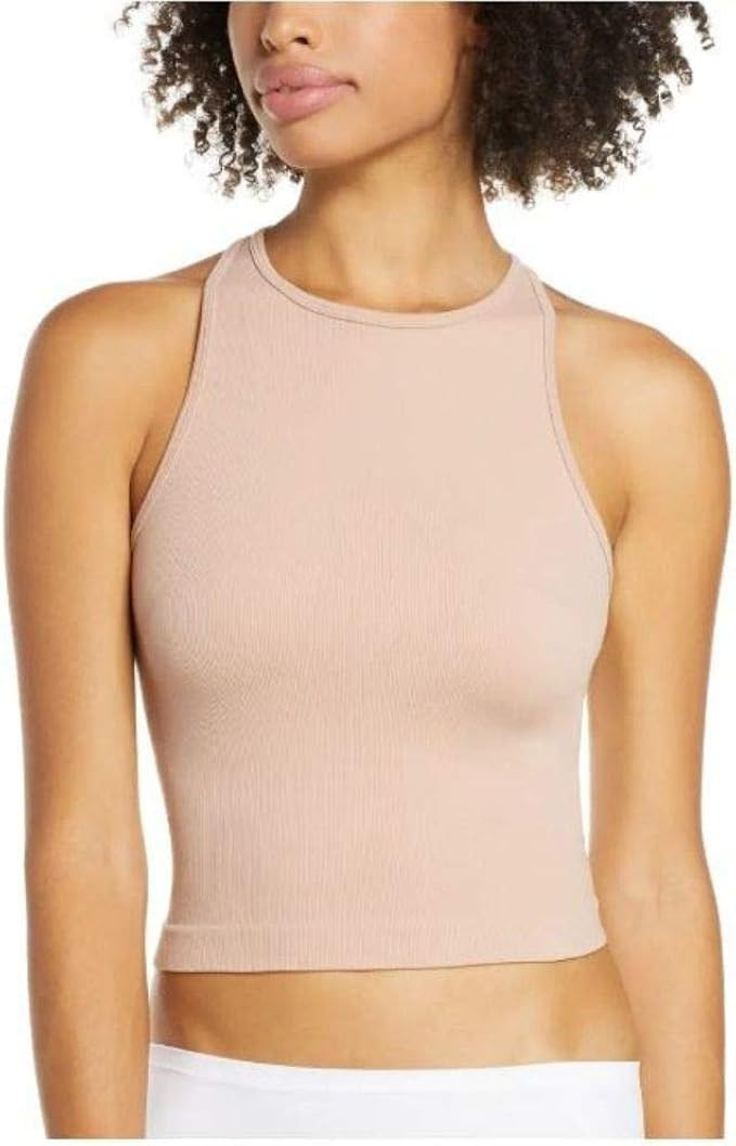 Free People Women's Hayley Racerback Brami Crop | Amazon (US)
