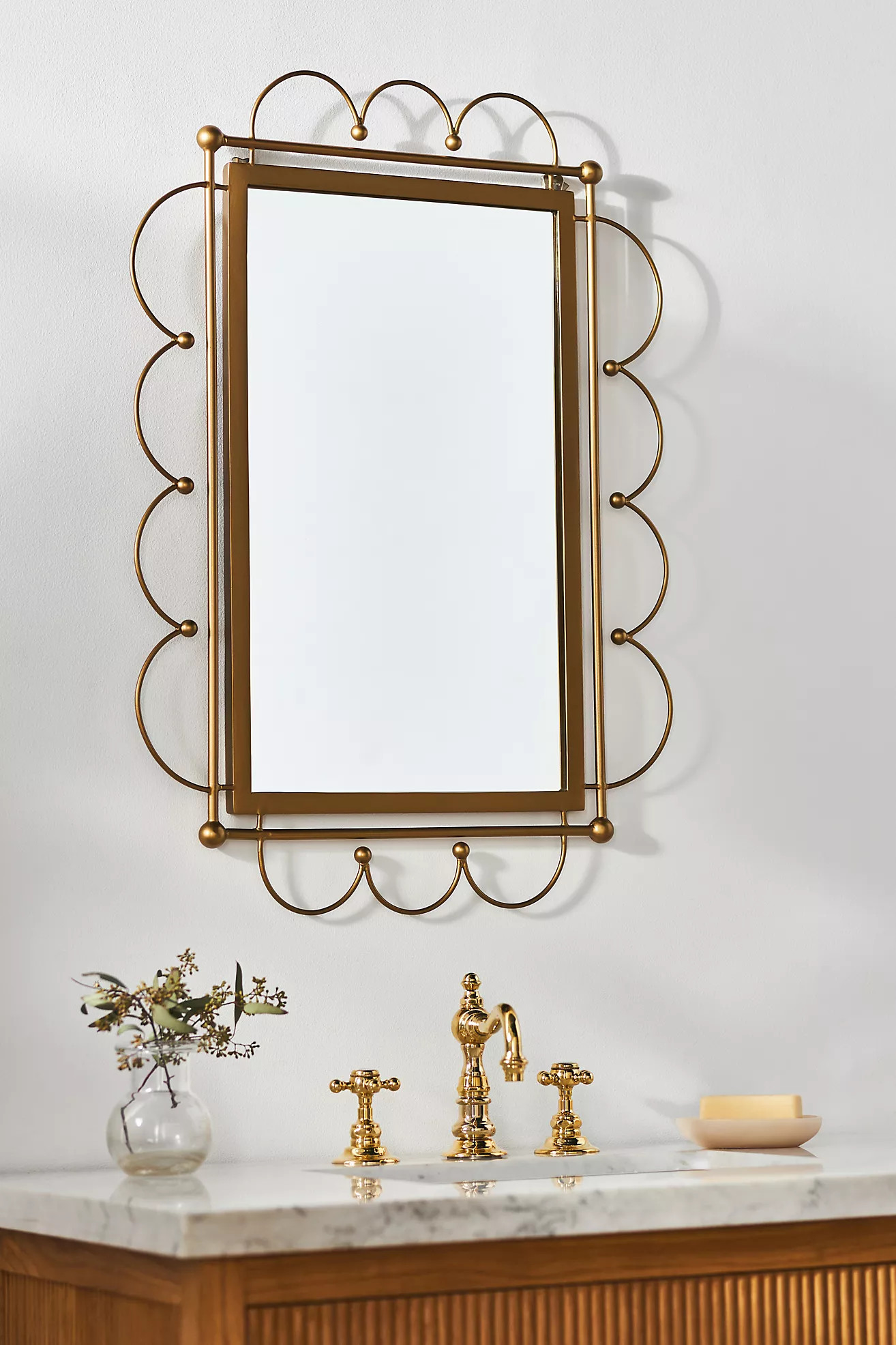Scalloped Loop Mirror | Anthropologie (US)