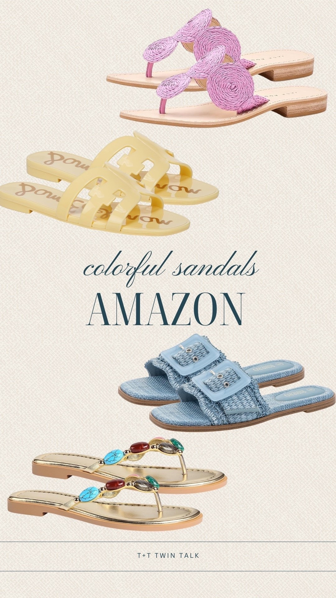 These colorful sandals are the perfect finishing touch for summer outfits. They add such a fun pop of color and pair so well with dresses, denim, shorts, and vacation looks. A cute way to make any outfit feel a little more playful.

#LTKootd #LTKgrwm #LTKdayinmylife