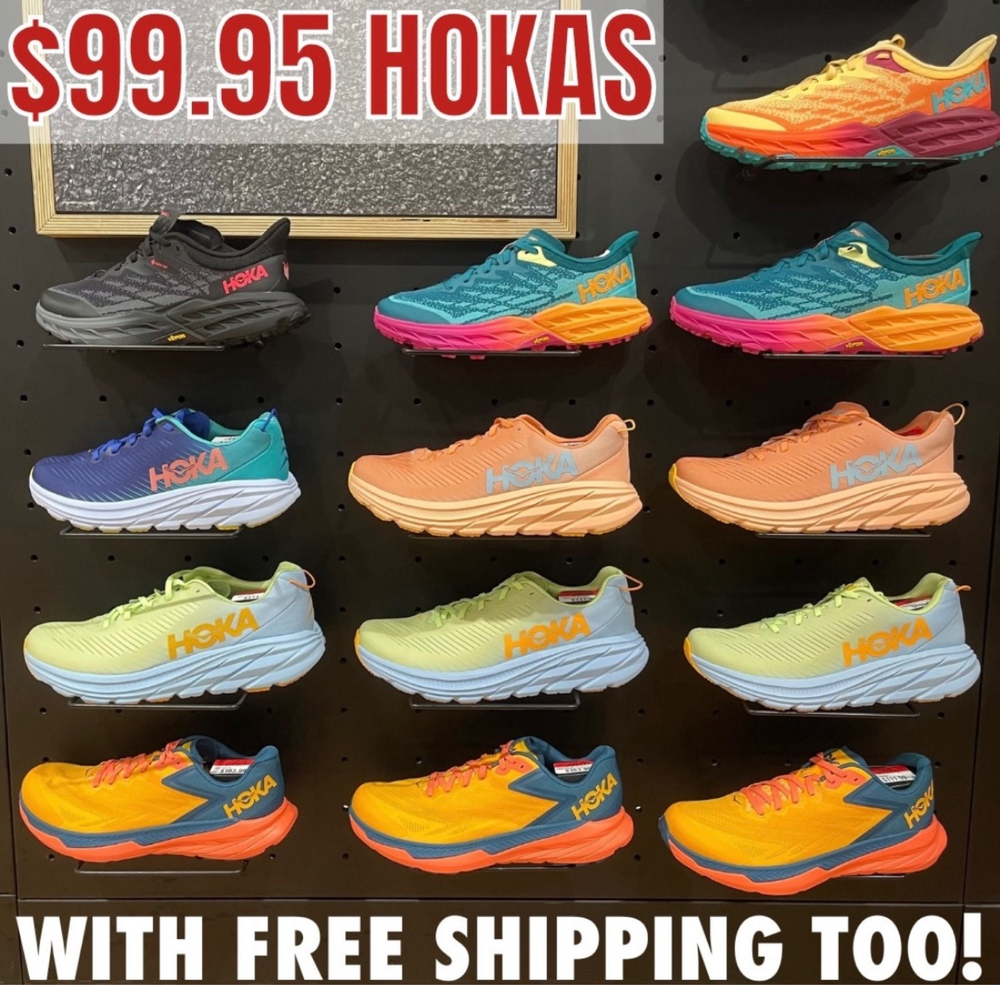 $99.95 Hokas + free shipping!

#LTKsalealert #LTKshoecrush #LTKfindsunder100