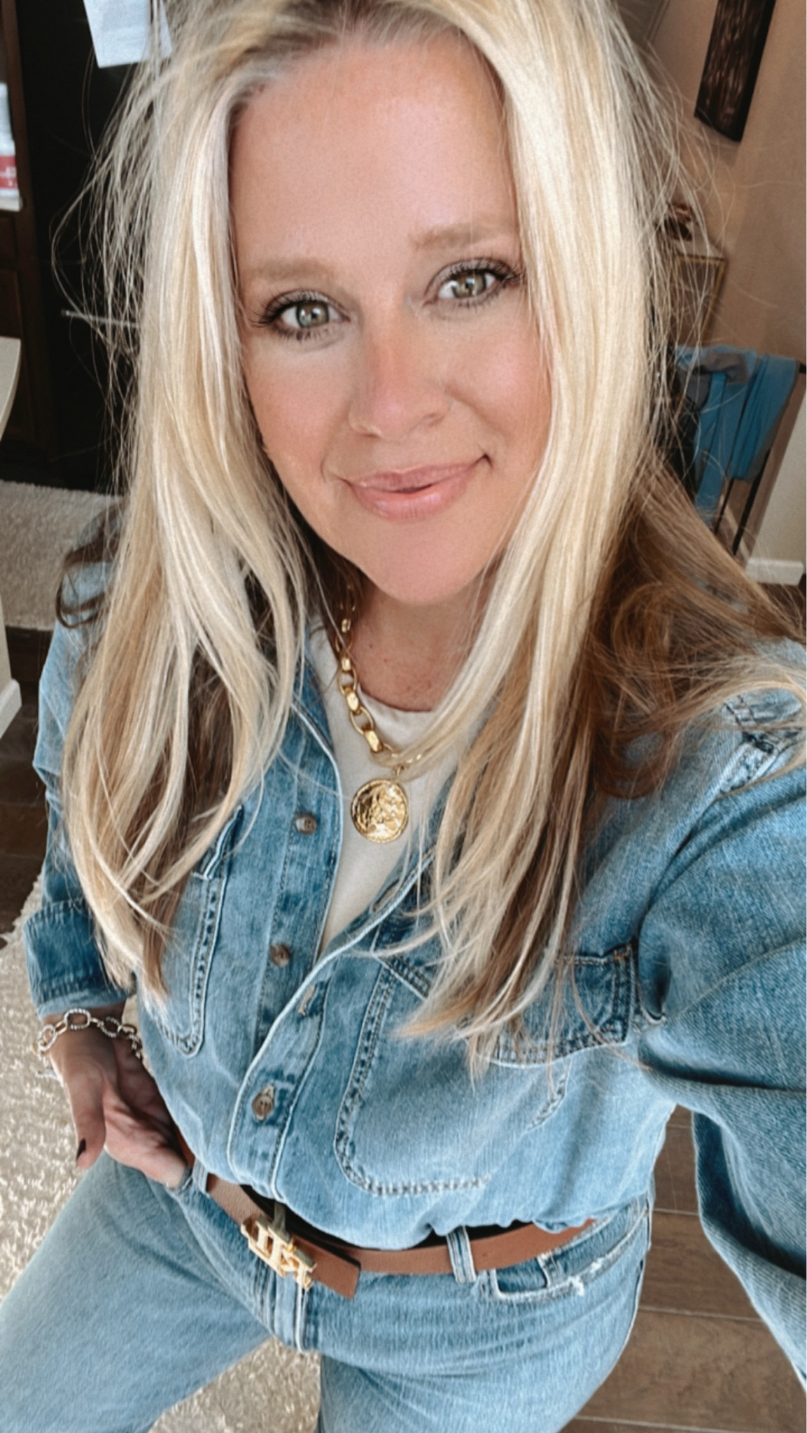 ✨Tap the bell above for daily look good, feel good style inspiration and luxury looks for less.

Target fall outfits, Canadian tuxedo, denim shirt, Daze crop flare jeans. Fall outfit.

👑"Helping you look good, feel good!" - Lindsey Denver


Over 40 mom, over 50, midlife, midsize fashion, size 10, size 12, size 8, ootd, perimenopause, gen X, body confidence, over 45, outfit inspiration, mom outfit
Classic fashion Timeless style Tailored clothing Sophisticated attire Ageless fashion Elegant ensembles Mature outfits Chic wardrobe Modest dressing Stylish comfort Dresses Skirts Blouses Pantsuits Jumpsuits Cardigans High heels Flats Accessories Handbags Jewelry Scarves Blazers Boots Sunglasses Maxi dresses Midi skirts Statement earrings Trench coats Tote bags Business suits Dress shirts Slacks Pencil skirts Blouses Blazers Ties Oxfords Loafers Shift dresses Trousers Button-down shirts A-line skirts Professional dresses Cardigans Dress shoes Briefcases Sheath dresses Trench coats Portfolio bags


#LTKOver40 #LTKMidsize #LTKFindsUnder100