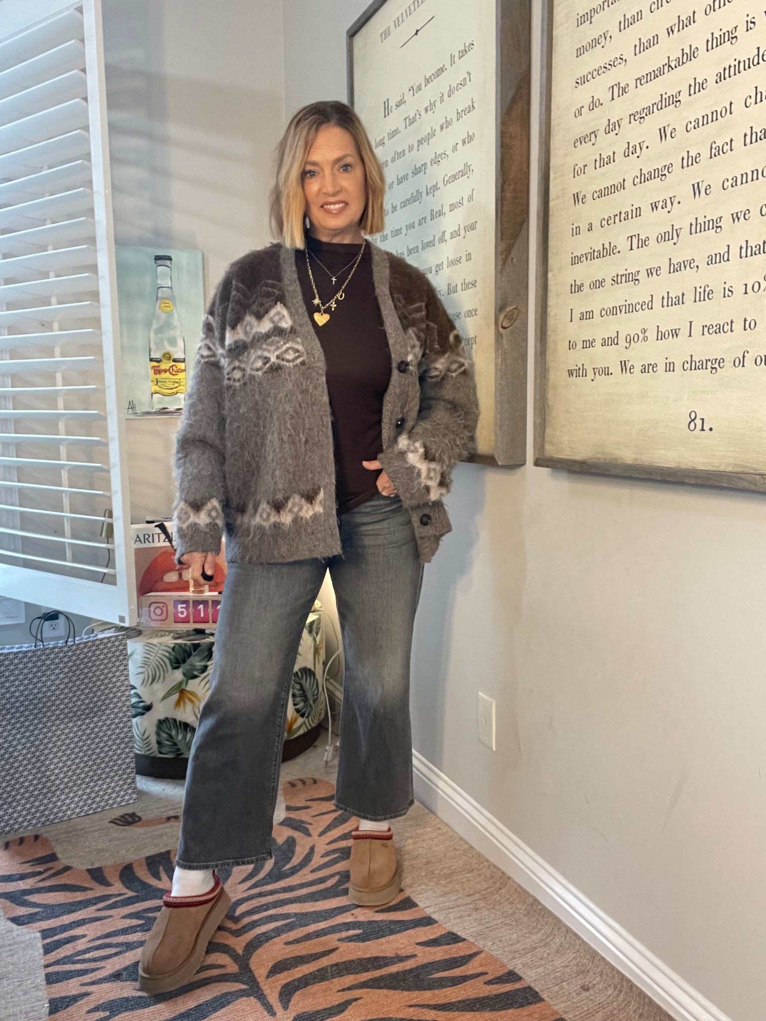 Zara cardigan - Search Brushed Effect Jacquard on Zara site,